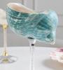 Natural Conch Shell High Footed Cup Ornaments Handmade Creative Champagne Red Wine Glass Storage Tray Decoration Birthday Gifts