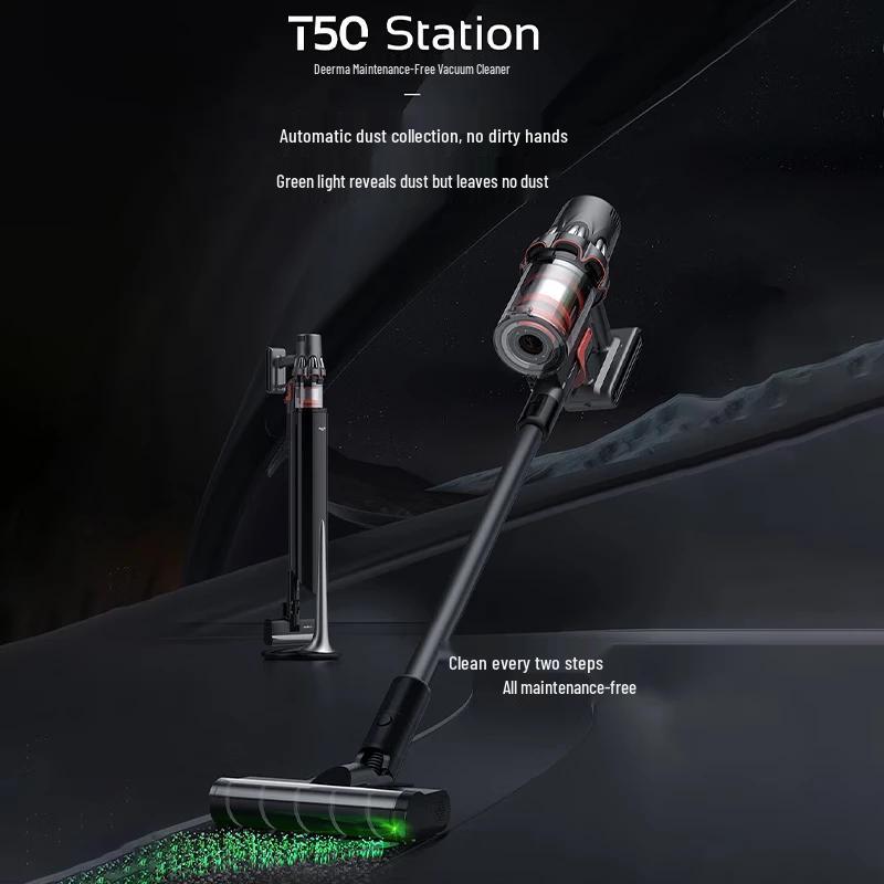 Deerma T50 Station Smart Self-Emptying Cordless Vacuum