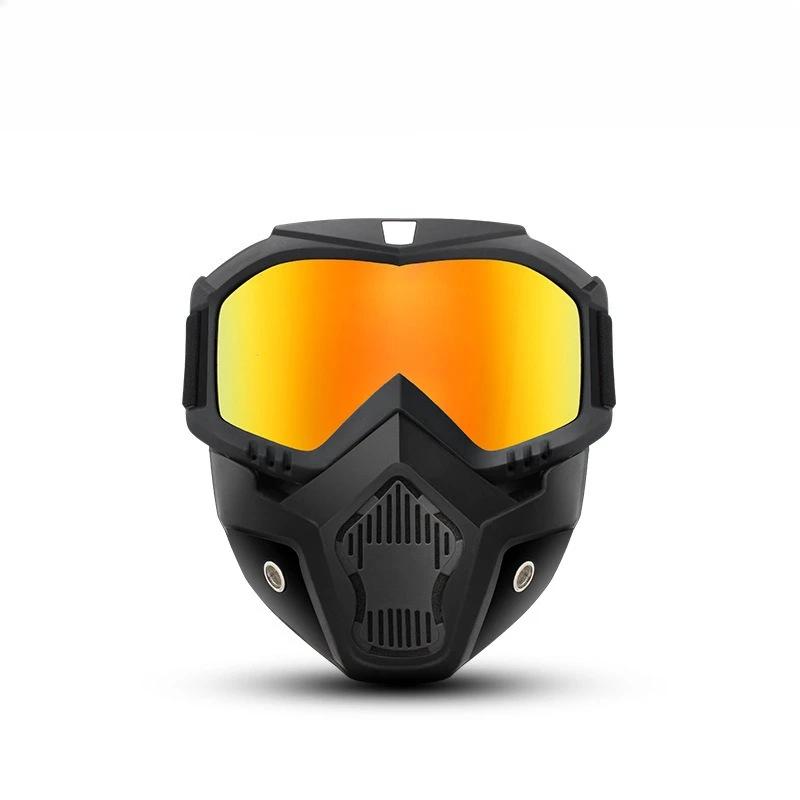 

2025 Pro Tactical Mask - Military-Grade Anti-Fog HD Lens with Adjustable Balaclava for Airsoft, Paintball & Skiing (3 Colors) золотий