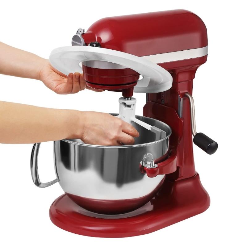 2 Stück Rührschüsselabdeckungen Geeignet für 5,5-6QT Mixer Versiegeltes Design Schützt Zutaten vor Staub während der Lagerung