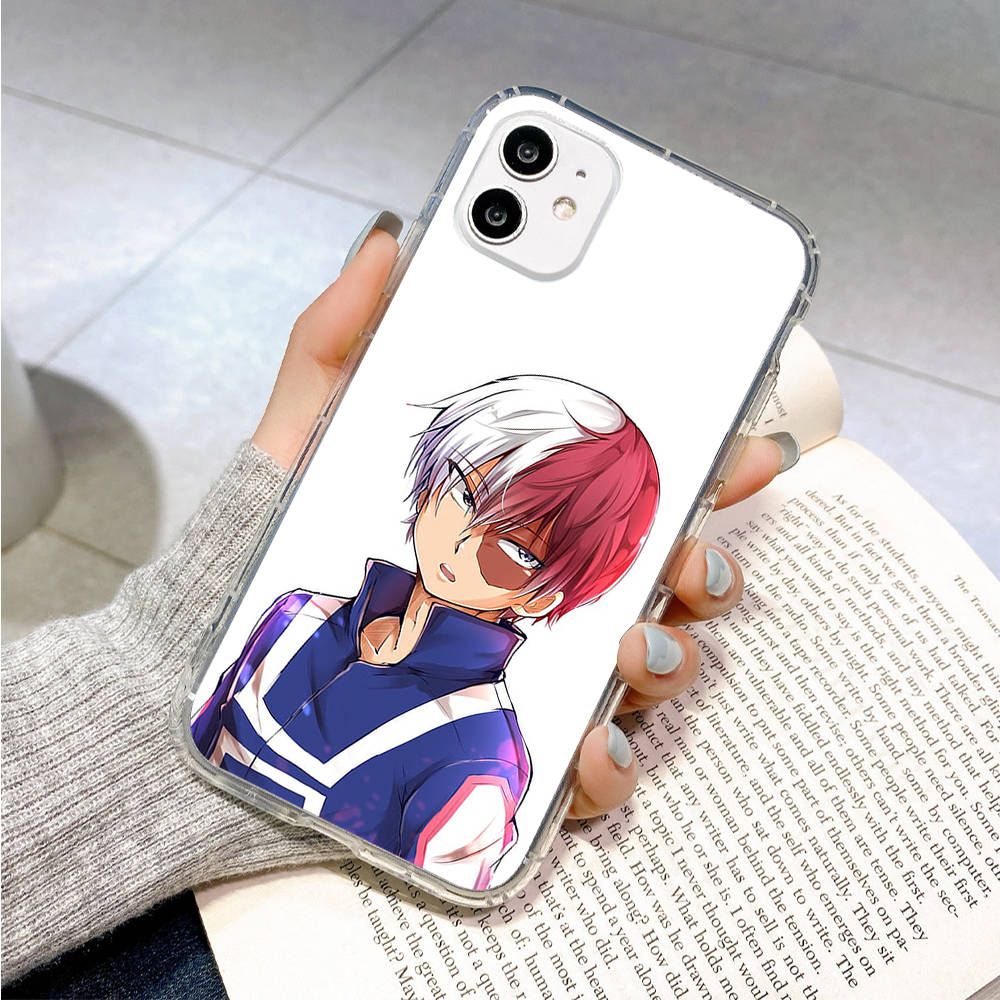 Pouzdro pro Samsung A04 A14 A23 A34 A54 M23 M33 M52 M53 Realme 10 9 C30S C35 C55 VIVO Y02S Y21 Y51 X80 Pro Transparent Cover WI69 My Hero Academia