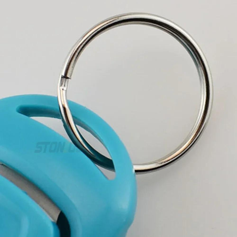 Pet Dog Trainer Clicker with Whistle & Key Ring - Versatile 2-in-1 Puppy Training Tool for Obedience Commands