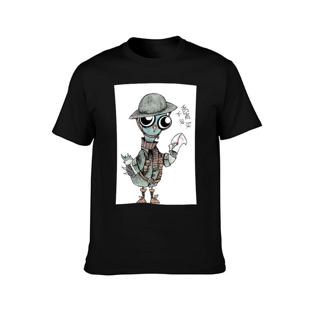 Messenger Pigeon TShirt Simple Print Design TShirt