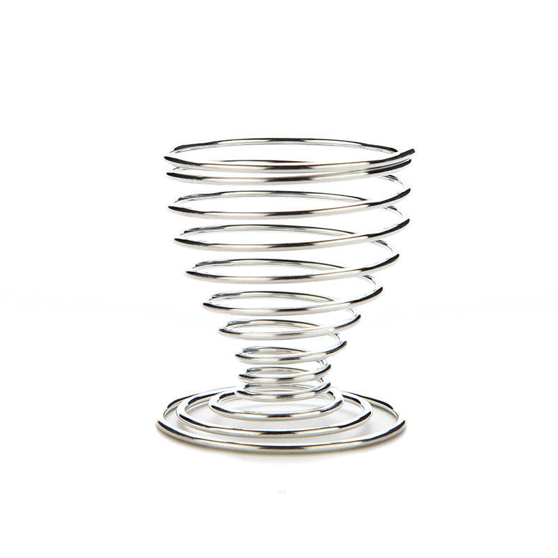 Edelstahl Federdraht Eierbecher Halter Ständer Aufbewahrung 1 Stk