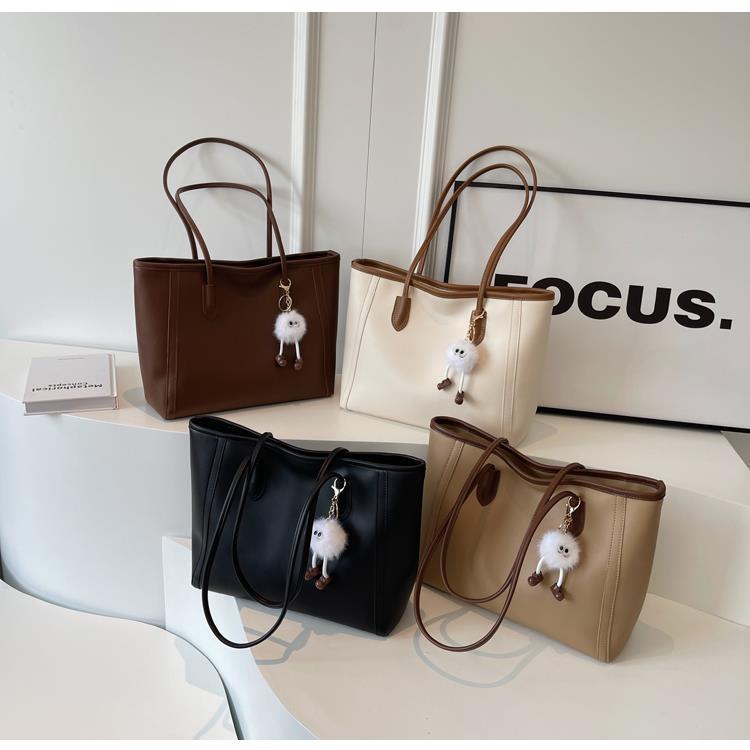 Women's High-Capacity Versatile Tote - 2025 Spring/Summer Shoulder Bag for Work and Commute