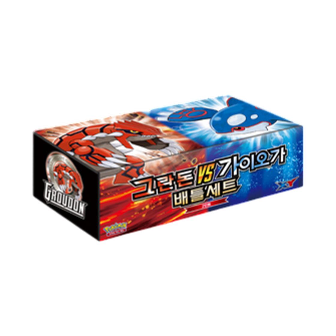Pokemon TCG XY Groudon VS Kyogre Battle Set (2 Person) Box (Korean Ver.) ONE SIZE