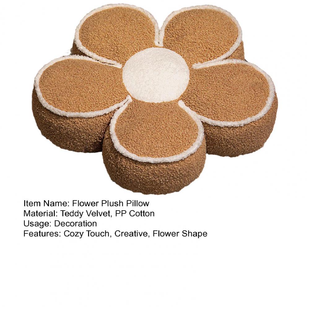 40 cm Blumen-Plüschkissen, Sofa-Rückenkissen, Bodenkissen, Hüft- und Taillenschutz, ausgestopftes Stuhlsitzkissen, Dekokissen für das Wohnzimmer