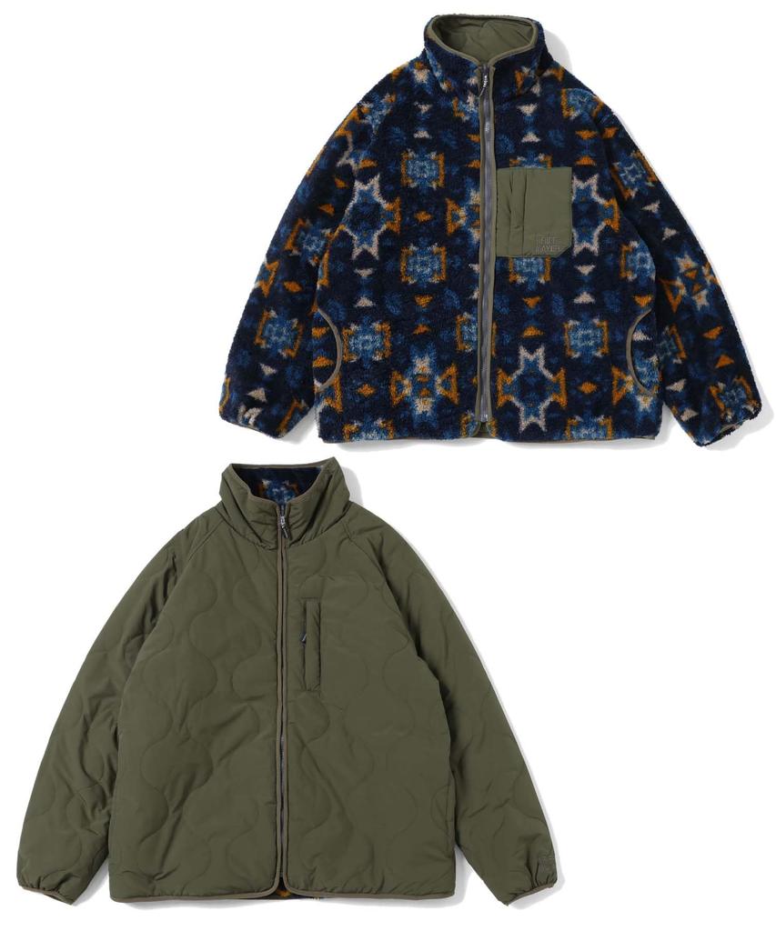 Cliff Mayer Quilted and Patterned Boa Olive Men's Jacket, Large,