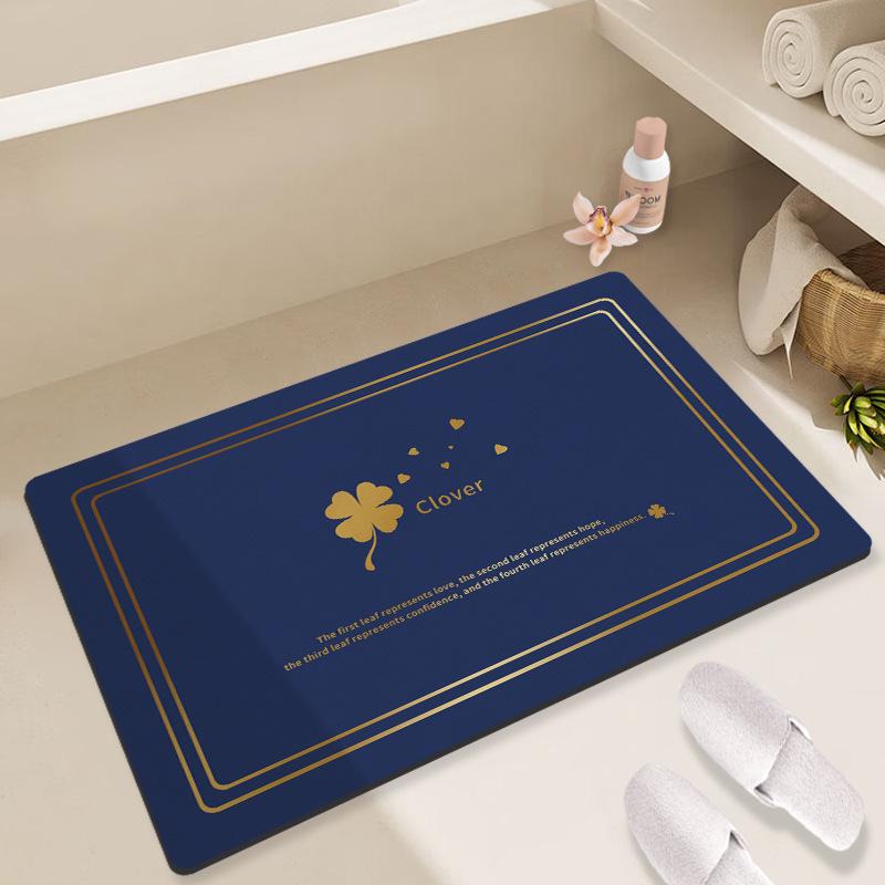 

Diatom Mud Mat Entry Door Dirty Bathroom Non-slip Mat Simple Home Restroom Moisture-wicking Quick Drying Cushion Durable 40 * 60cm