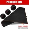 Industrial Strength Fireproof Welding Blanket 100cmx100cm Heat Resistant Carbon Felt Multiple Scenario Protective Layer