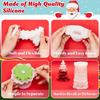 Adorable Plush Animal Hood Keychain DIY Craft Kit Christmas Gift Making Supplies Festive Animal Hat Decor