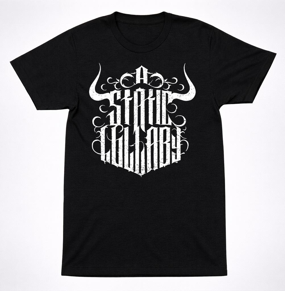A Static Lullaby Logo T-Shirt Post-Hardcore Screamo Band Black Tee S разноцветный