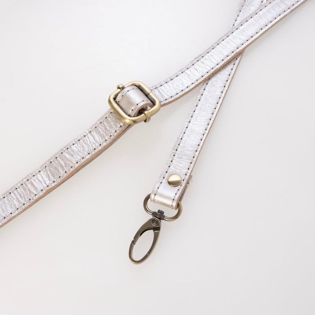 Cowhide Patchwork Shoulder Bag [Peaks Peak] Fold-Over 2-Way