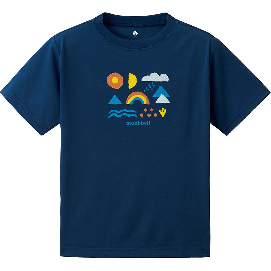 MONTBELL T-shirt Kids Clothing Patterned Crew Neck Short Sleeve Kids