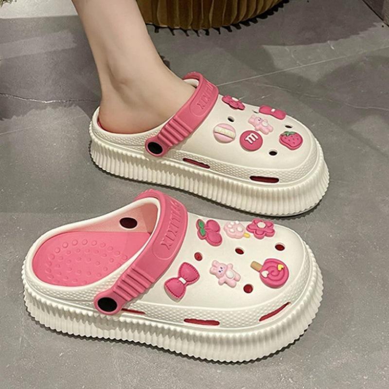 Women's Height-Boosting DIY Closed-Toe Platform Sandals