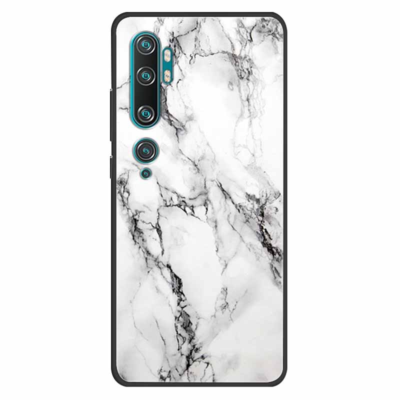 For Xiaomi Mi Note 10 Case Silicone Soft Owl Lion TPU Fashion Back Cover For Xiaomi Mi Note10 Cases Protective Printed Covers