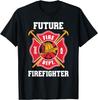 Fire DepartUnisext Future Firefighter FireUnisex Firefighting Funny Graphic T Shirts Boys Kids Unisexs TShirt