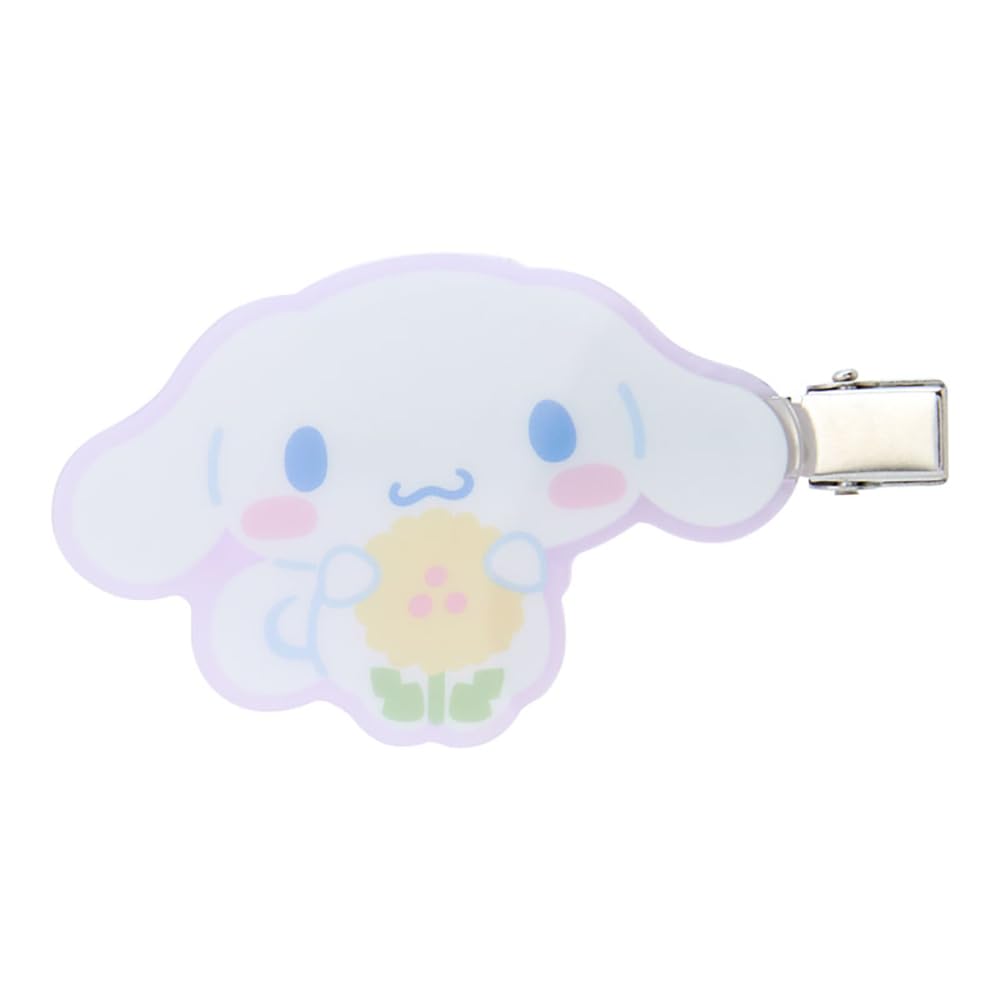 Sanrio Cinnamoroll Bangs Clip Pastel Checkered Hair X X 1 Character SANRIO 122602 Clip, Cinnamon, 5.5 7.7 Cm,