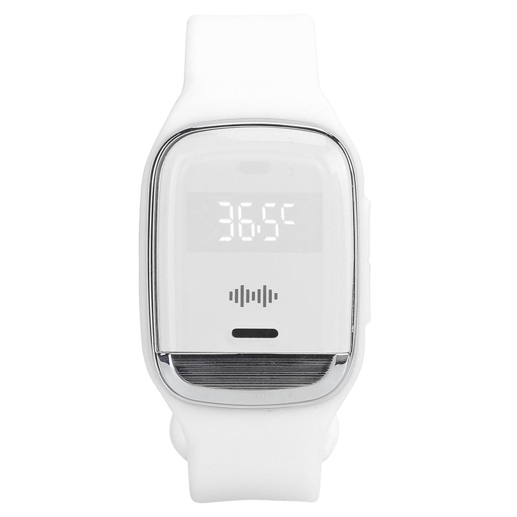 Outdoor Ultrasonic Mosquitoes Repeller Bracelet Portable Electronic Repellent WatchWhite