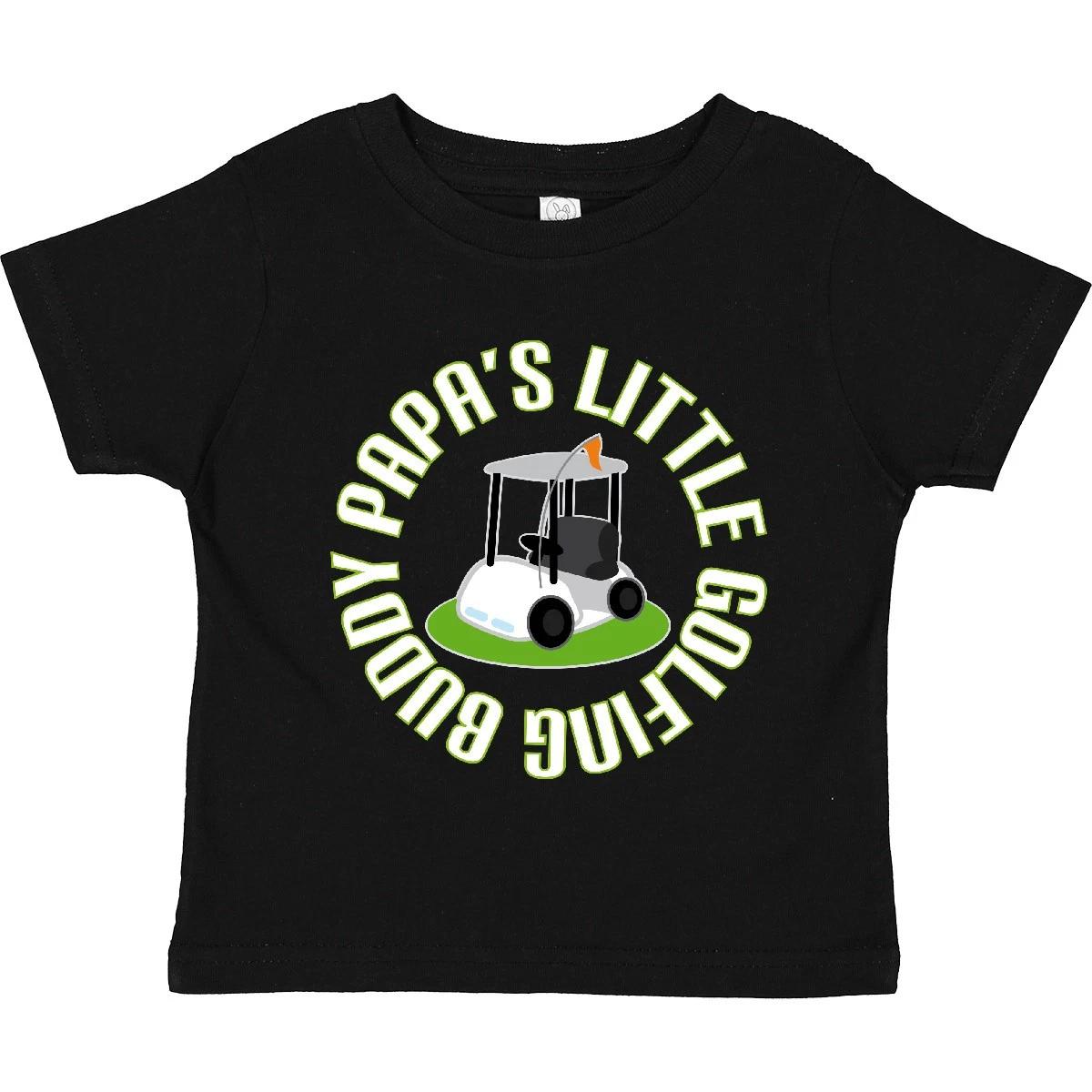 Inktastic Papa s Little Golfing Buddy Toddler T-Shirt Papa From Golf Golfer Boys 100