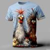Funny Kids T Shirt Animal 3D Print Summer Casual Girl And Boy Short Sleeve Tee Street Fashion O-Neck Pullover Children Clothing