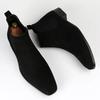 Herren Chelsea Boots Vielseitige Modische Kurze Stiefel Kleiner Eckiger Kopf Designer Schuhe Absätze Cowboystiefel