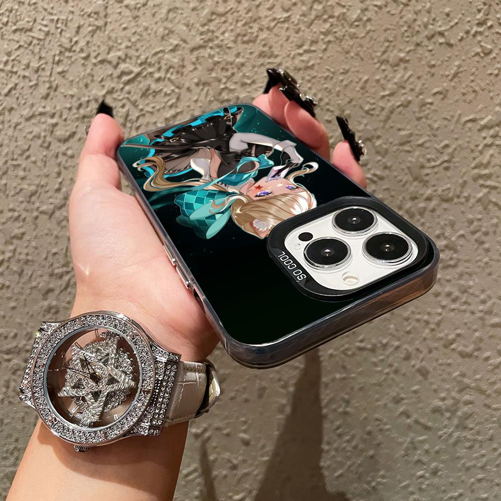 Spiel GI Lynette Transparente Handyhülle für iPhone 17 16 15 14 13 12 11 X XR XS 8 7 Air Pro Max Plus Bunte Hülle