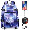 Customized Print DIY Your Like Photo or Logo Boy Girls Kids Book Bag Women USB Laptop Backpack Canvas Men Bagpack Big Travel Bag