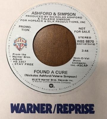 7-Zoll-Schallplatte ASHFORD SIMPSON Found A Cure WBS8870 WARNER BROS 1979 US SoulFunk Gebraucht