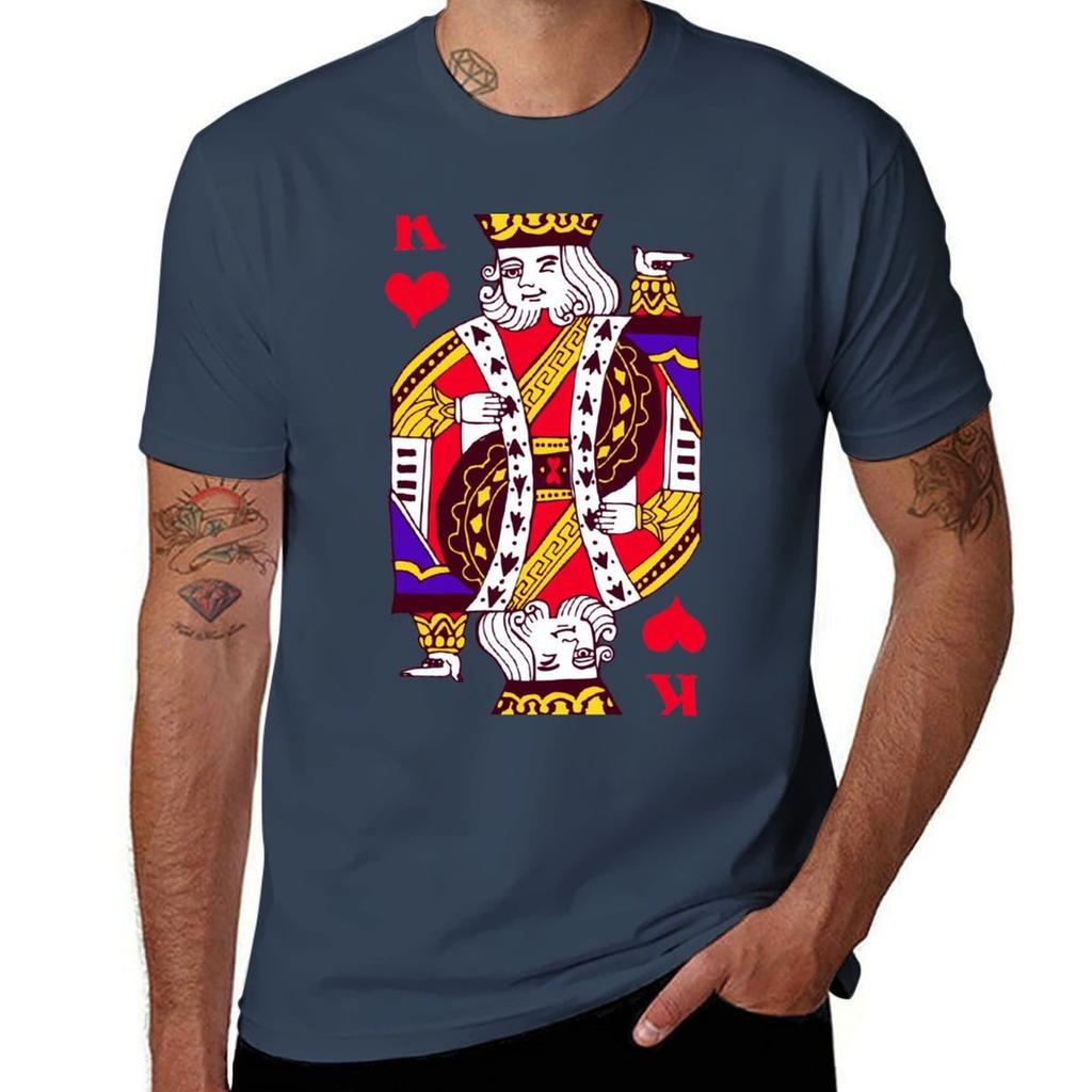 King of Hearts TShirt Man T Shirt Heavy Cotton Man T Shirt Cotton TShirt