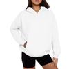 Fashionable Women's Loose Casual Daily Plus Size Long-sleeved Hooded Sweatshirt