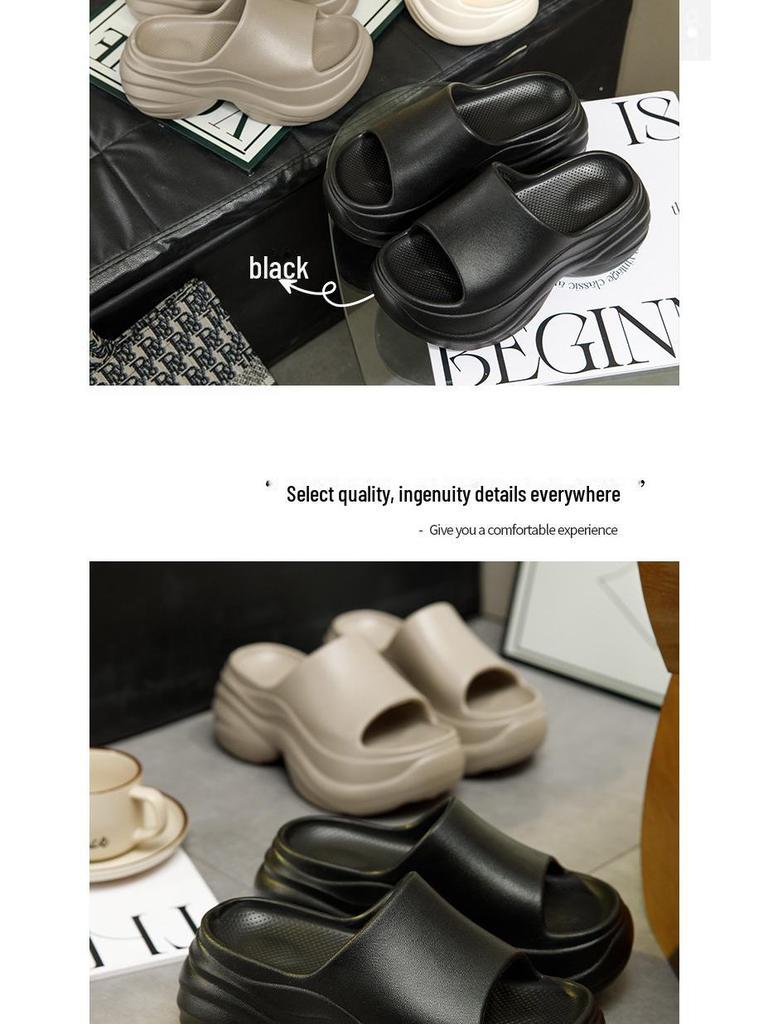 8.0 Thick-Soled Height-Boosting Women's Sandals for Summer, Indoors, Beach, Outdoor Wear