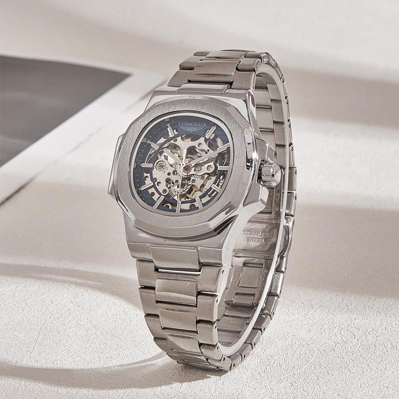 LONGLUX Nautilus Men's Watch Automatic Business Wristwatch Trendy Fashion Luminous Watch