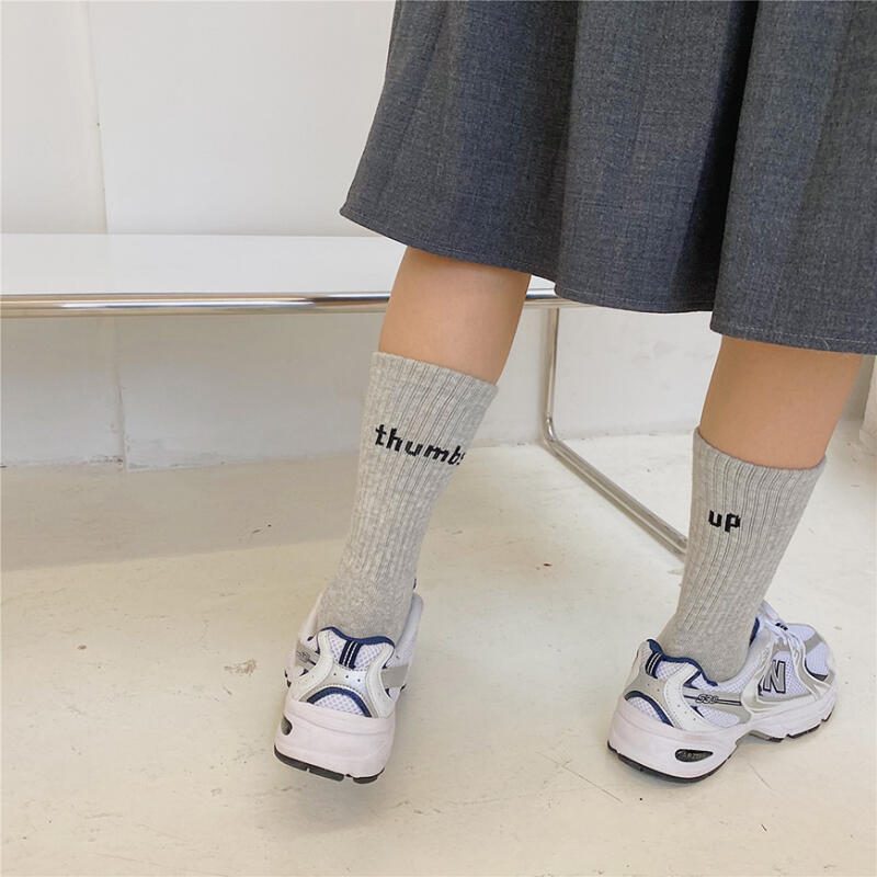 Men's and Women's Lucky Thick Long Socks Medium Winter Fashion Socks