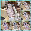 Wristband Cartoon Phone Case For Realme P3 Ultra 5G Anti-knock Lanyard Silicone Wrist Strap Waterproof Phone Holder Cute