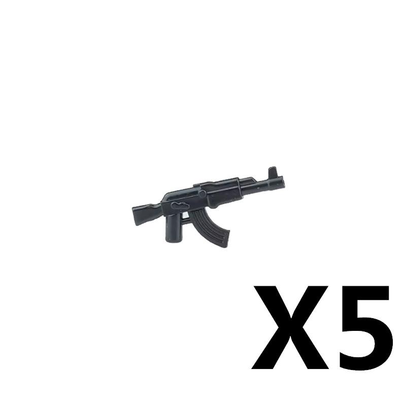 Military Soldiers Figures Weapons Building Blocks Accessories Two-color Guns Assault Sniper Rifles AK74 Rocket Launcher Toy Gift