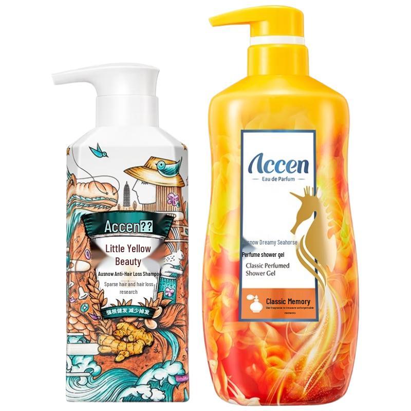 

Aoxue Yunnan Small Yellow Ginger Anti-Hair Loss Shampoo & Shower Gel Combo