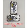 Pouzdro Pro iPhone 11 Pro Max Jako Pouzdro 16 Pro Max 11 Pro Max Na 16 Pro Max Zadní Kryt DIY Zadní Kryt Pouzdro Baterie Střední Rám