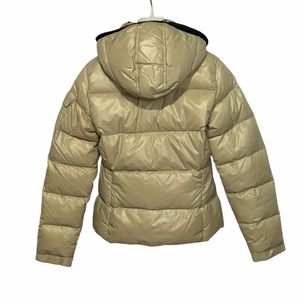 MONCLER 50 68950 Down Jacket Beige Women's Size S (0) Model 45308