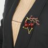 National Style Sika Deer Brooch Female Animal Creative Exaggerated Personality Pin Brooch Temperament Suit Coat Accessories