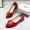 Fashion Chunky Heels Women's Shoes Office Block Heel Low Elegant Square Toe Ladies Pumps Wholesale Popular Chic Point Footwear Lastest