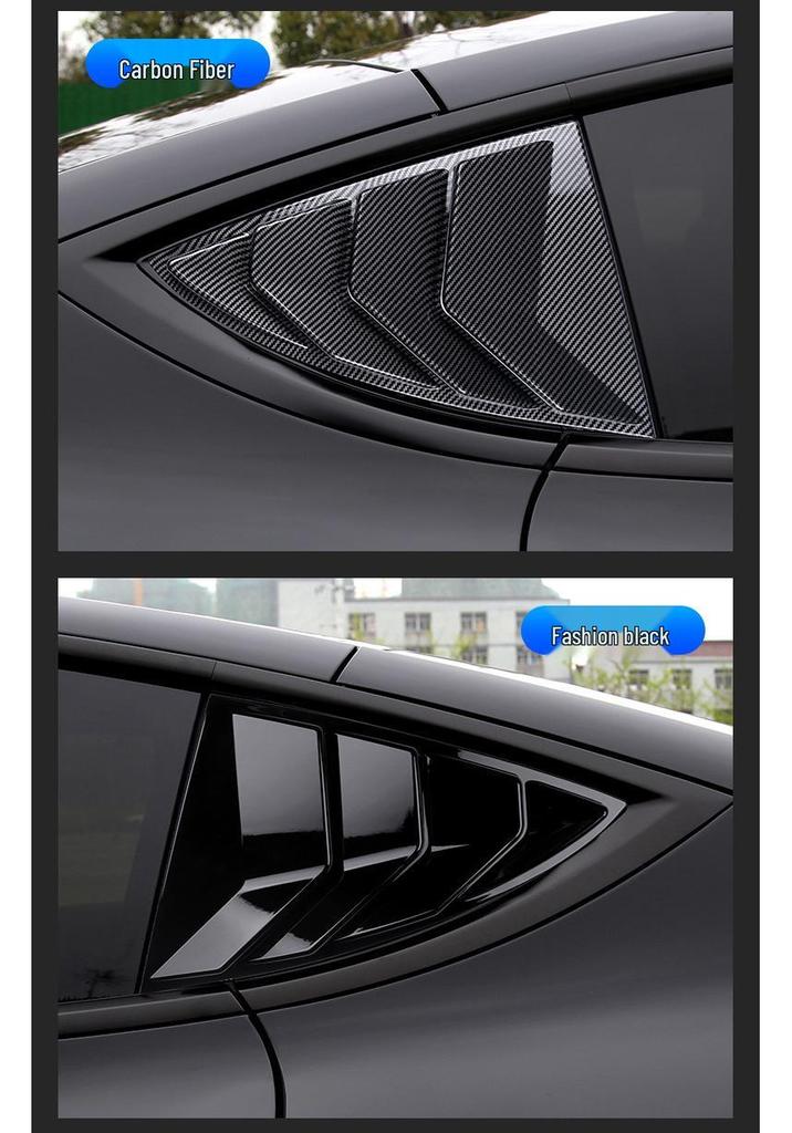 Hintere Seitenfensterlamellen für Tesla Model 3/Y (2017–2025)