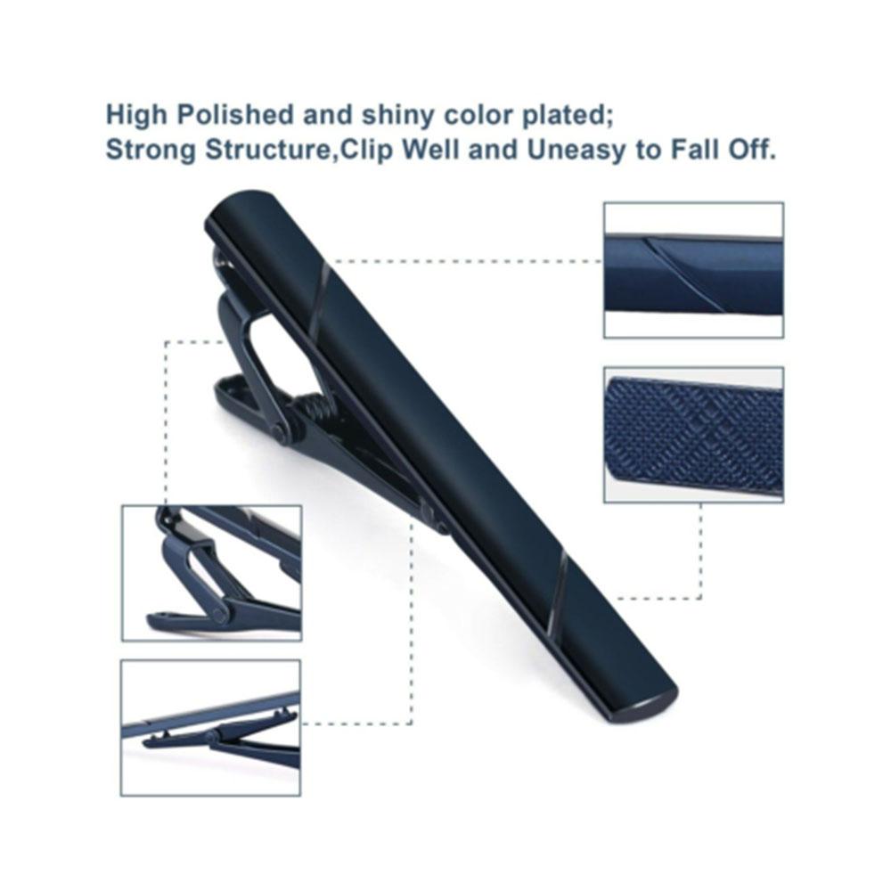 Fashion Charm Mens Pin Bar Accessories Shirt Clip Tie Clips Necktie Clasp
