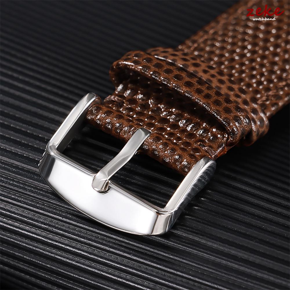 Lizard Print Genuine Leather Watch Band 14mm 16mm 18mm 19mm 20mm 21mm 22mm Replacement Bracelet Belt Men Women Watch Accessories