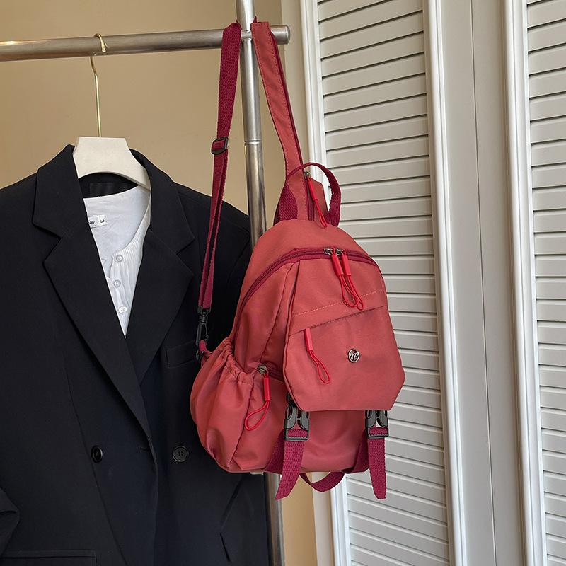 Lightweight New Backpack Multifunctional Shoulder Bag Solid Color Backpack Fashion Messenger Bag High Value Casual Messenger Bag