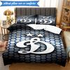 3PCS Dynamo Moscow Football Club Bedding Set 2D Printing (Includes 1 Duvet Cover + 2 Pillowcases Coreless), Bedroom decor,Fan gift