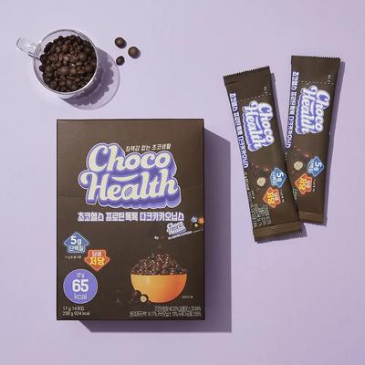 ChocoHealth Protein Tok Tok Dark Cacao Nibs 17g 14 Packs