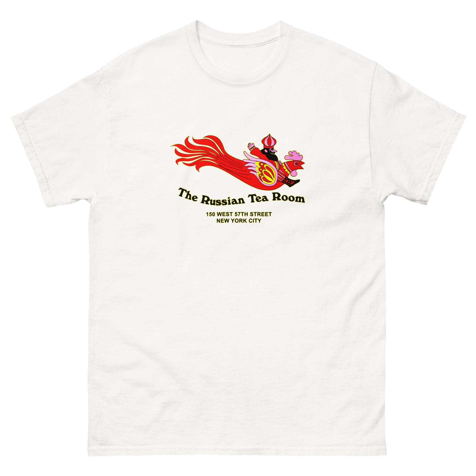 Russian Tea Room Milton Glaser Gildan 5000 Unisex classic tee L