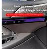 For BMW 5 Series i5G60 2024-2025 Dark coffee leather Center Control Around Trim Molding Stickers Interior Decoration Accessories