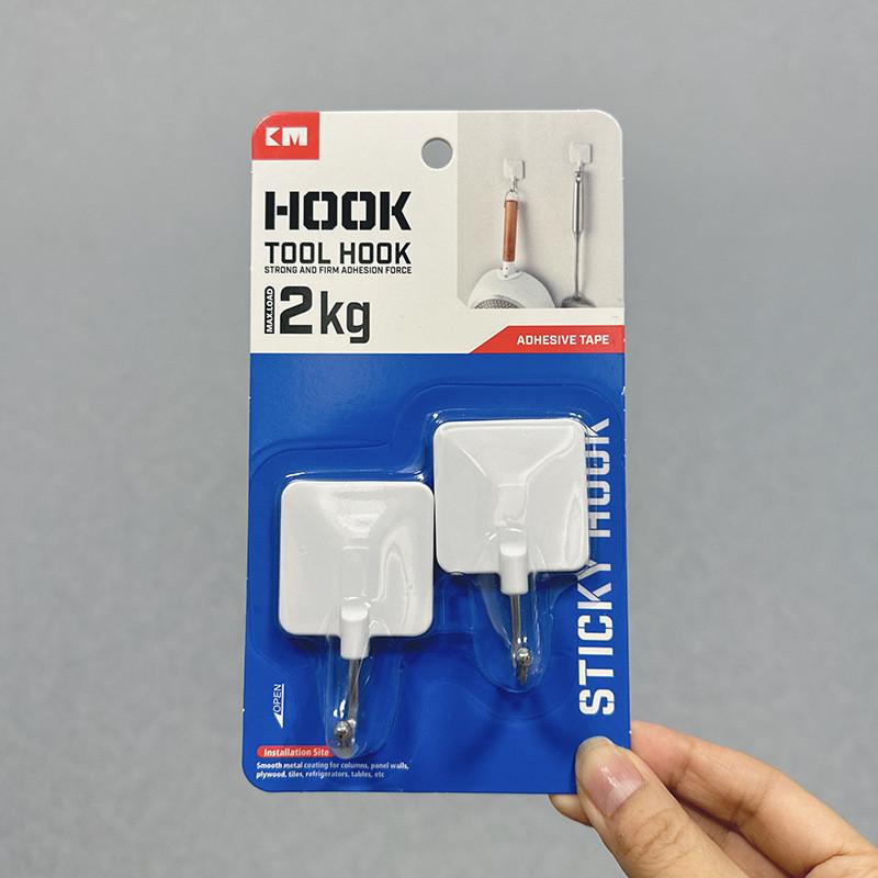 Hooks Adhesive Abs Stainless Steel No Drill Installation Kitchen Hook Tools